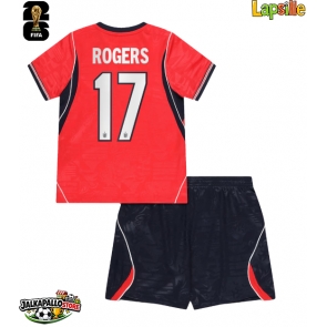 Englanti Morgan Rogers #17 Vieraspaita Lapsille MM-kisat 2026 Lyhythihainen (+ shortsit)
